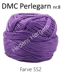 DMC Perlegarn nr. 8 farve 552 lilla
